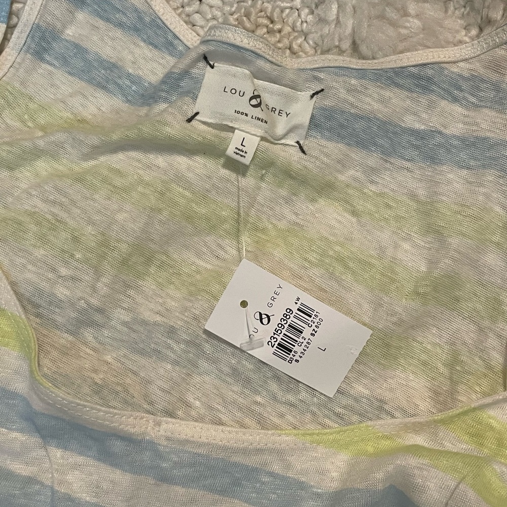 Linen tank - Picture 3 of 3